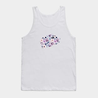 Watercolor Floral Seamless Pattern Tank Top